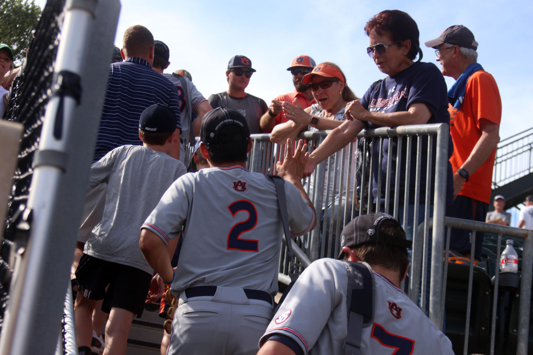 PHOTOS: Auburn celebrates Super Regional win, College World Series berth